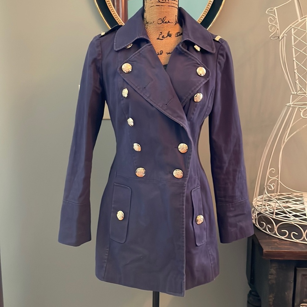 Redherring military style jacket size US 4/UK 8 please see measurements below.